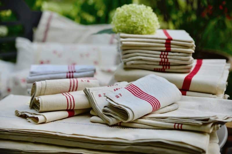 buying  french antique linens