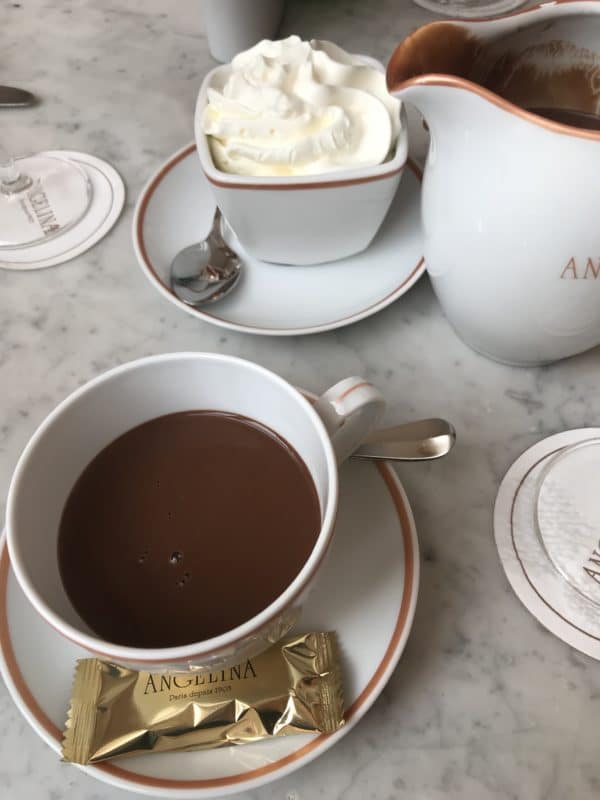 Best hot chocolate in Paris - Angelina - My stylish french box