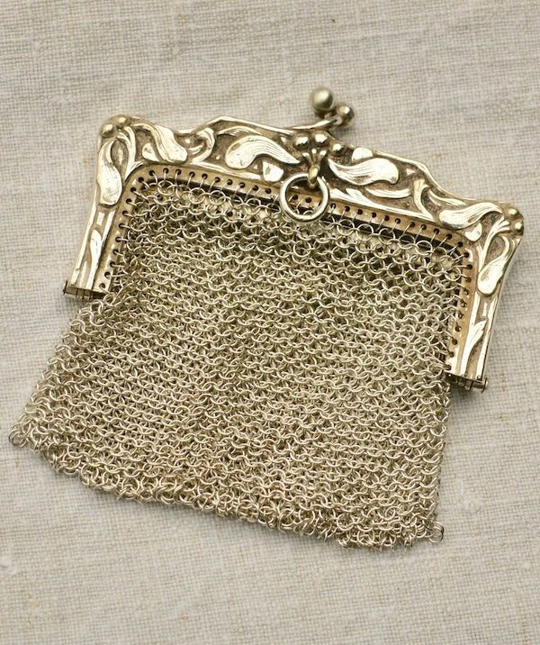silver coin purse