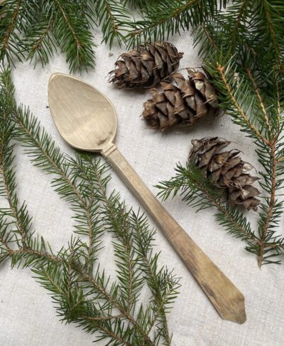 antique wooden spoon