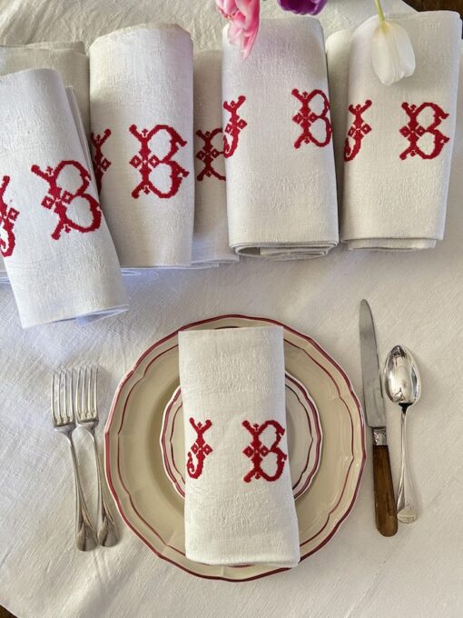 Antique Monogrammed Napkins - Image 27