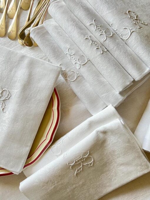 Antique Monogrammed Napkins