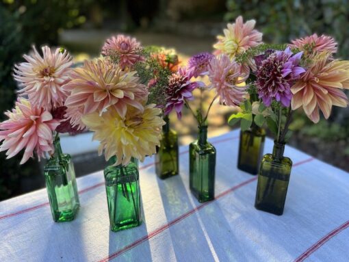 glass bottles