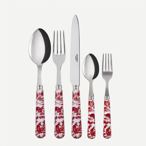 RED FLATWARE