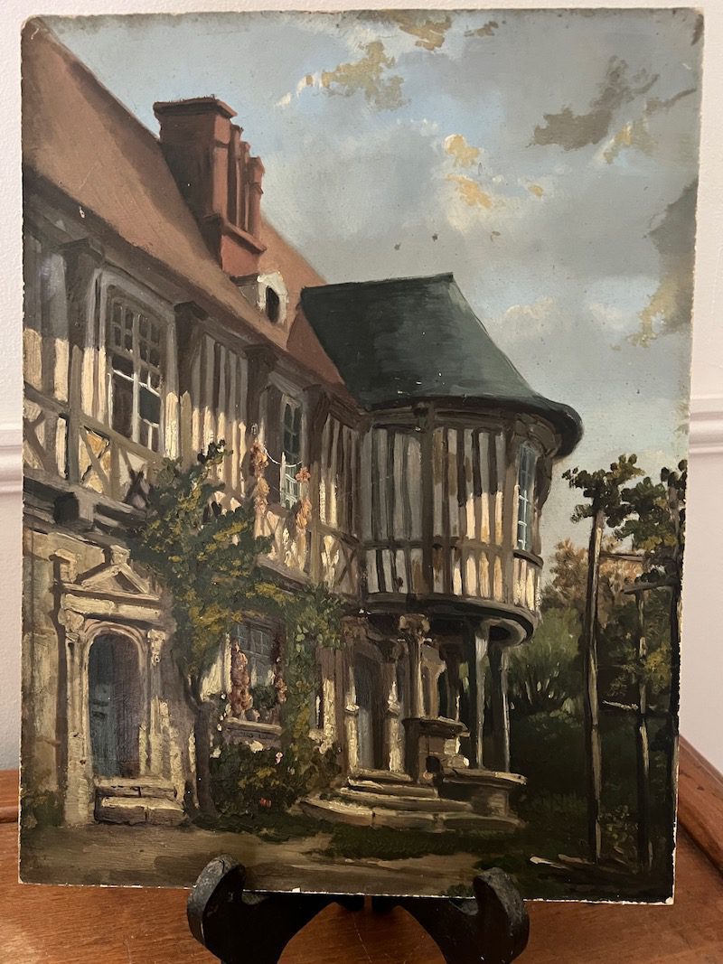Antique Painting - The Manor House