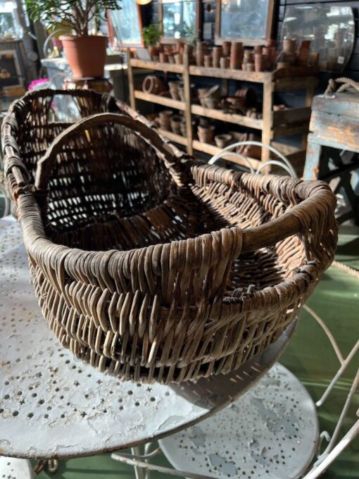 Antique Wine Harvest Basket