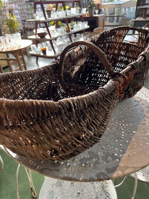 Antique Wine Harvest Basket