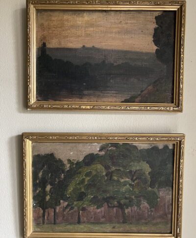 Pair of Antique Landscape Paintings