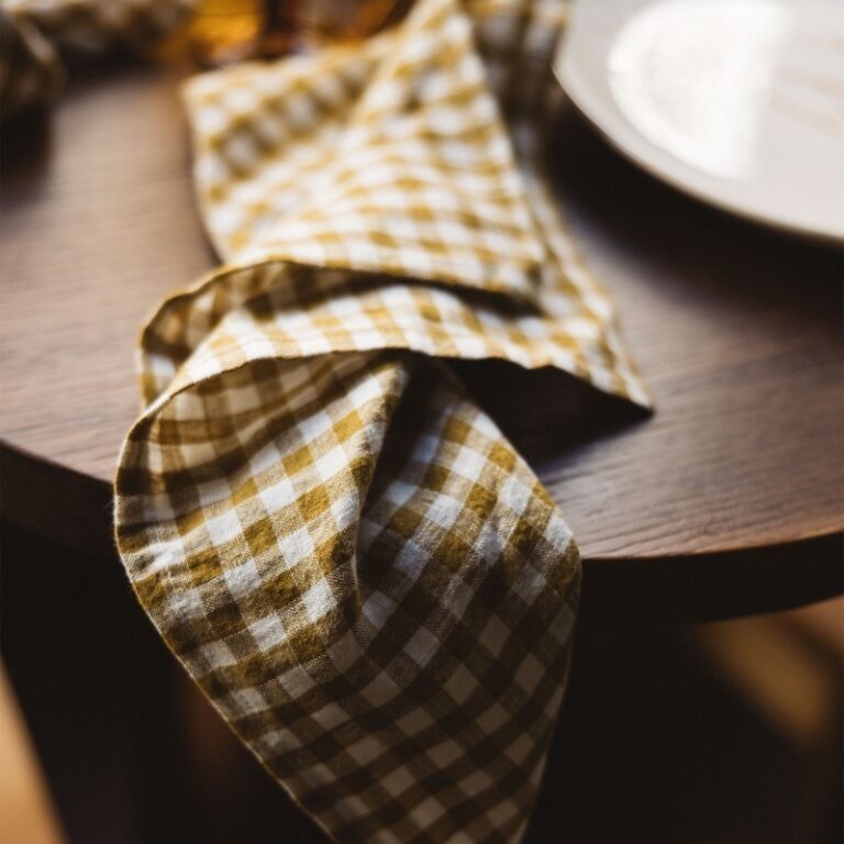 Yellow Gingham Npakins