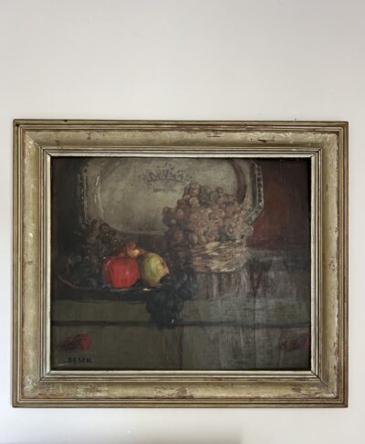 Antique Painting - Still Life with Grapes