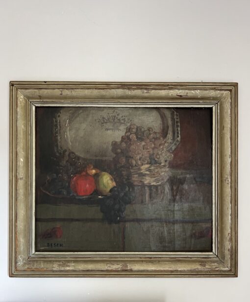 Antique Painting - Still Life with Grapes