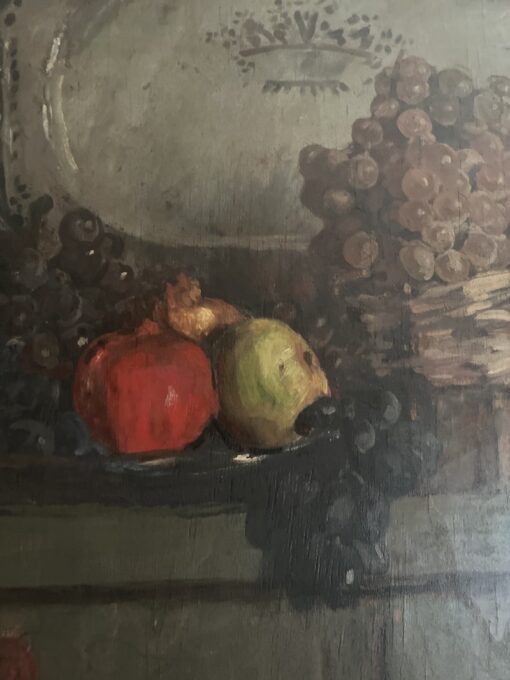 Antique Painting - Still Life with Grapes