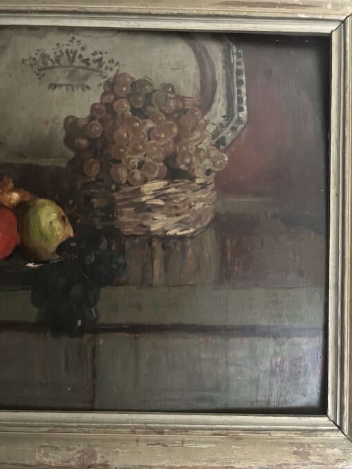 Antique Painting - Still Life with Grapes