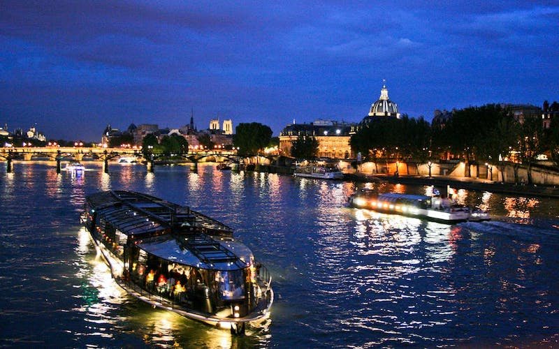 Elegant Night in Paris, France