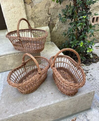 Small Antique Wicker Baskets