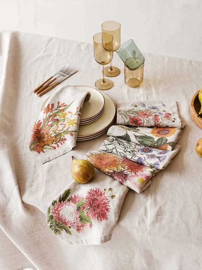 Country Flower Napkins