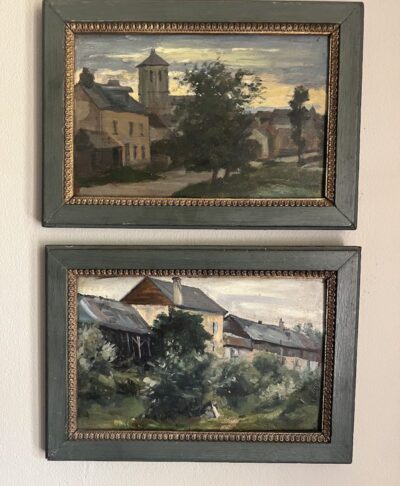 Antique Painting - Pair of Landscapes