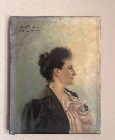 Antique Painting - Portrait of a Woman