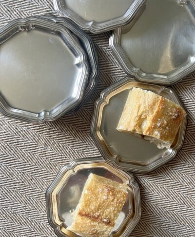 Antique Silver Plate Bread Trays