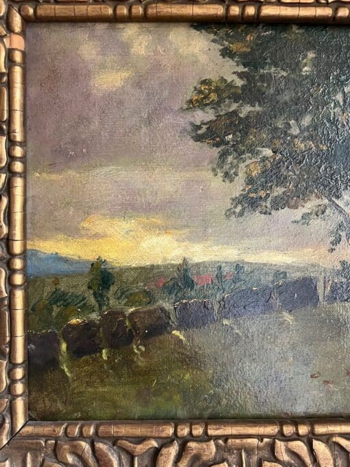 Antique Painting - French Countryside