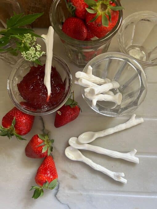 Hand-Crafted Porcelain Spoons