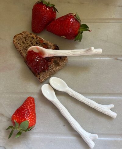 Hand-Crafted Porcelain Spoons