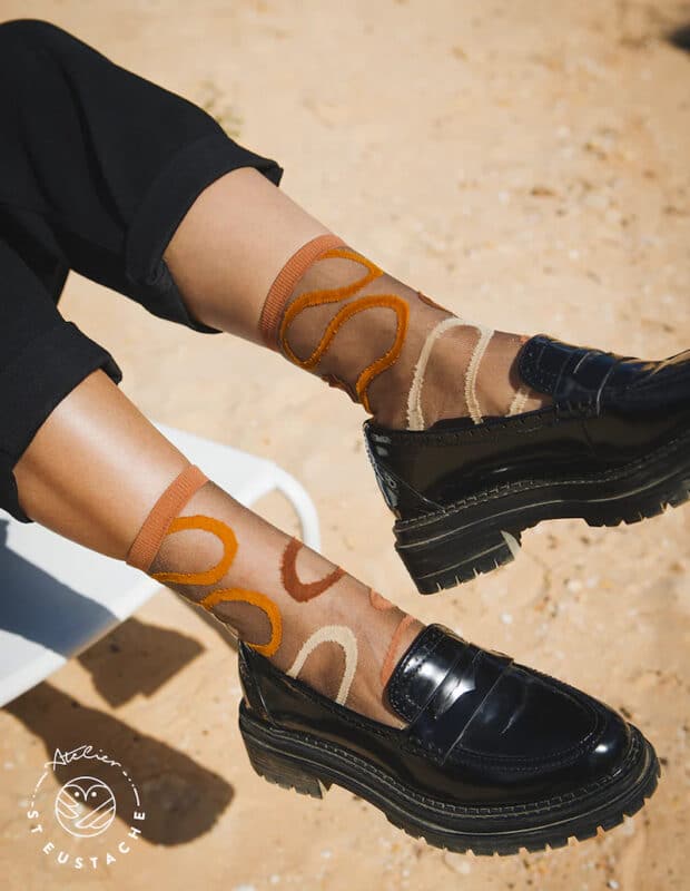Atelier St Eustache Socks Colorado River Brown