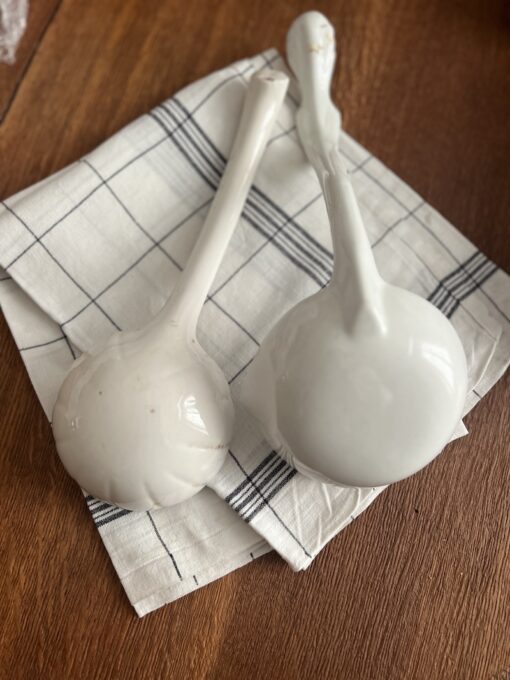 Antique Porcelain Ladle