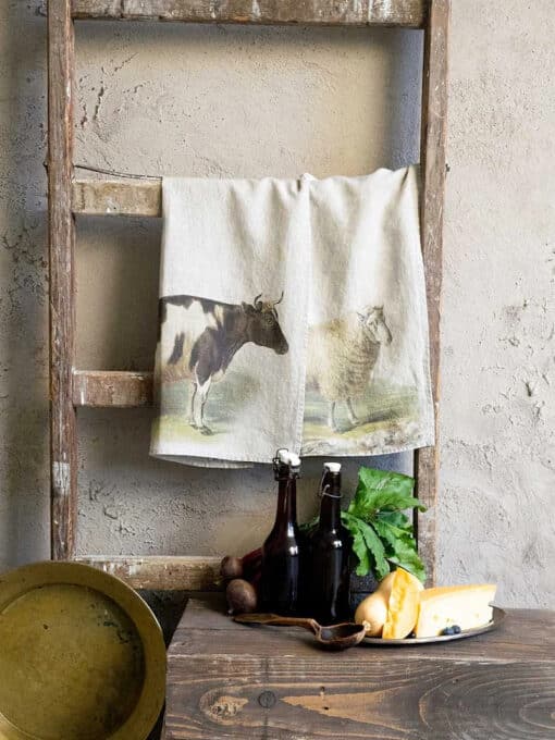 Cow & Sheep Kitchen Towels