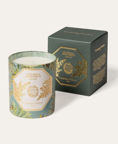 Absinthe candle from the French brand Carrière Frères