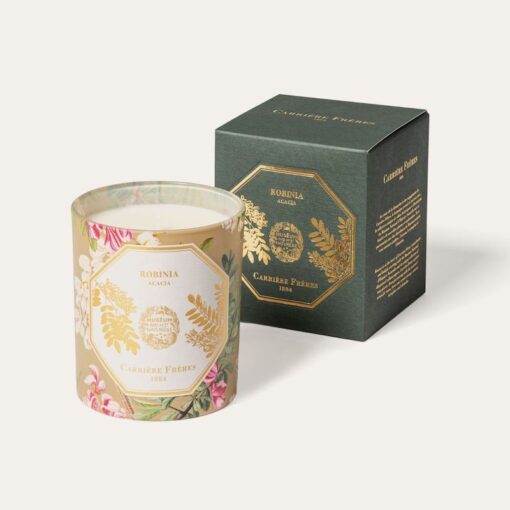 Acacia candle from the French brand Carrière Frères