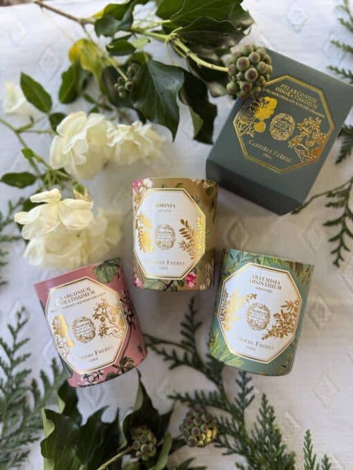 French subscription box with candles by French brand Carrière Frères