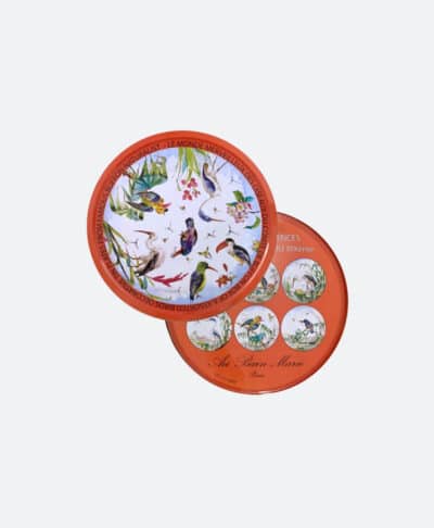 6 Decorative Tin Plates - The Birds