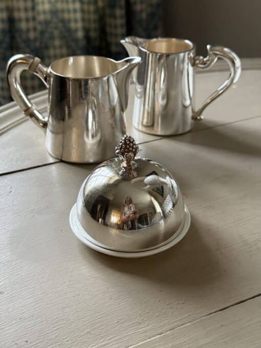 French Antique Silver Butter Dishes