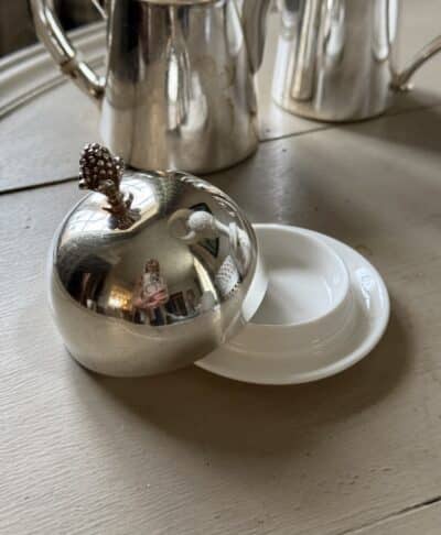 French Antique Silver Butter Dishes