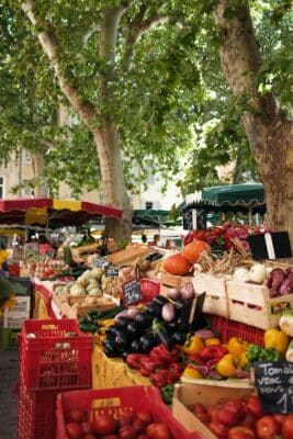 summer market in provence