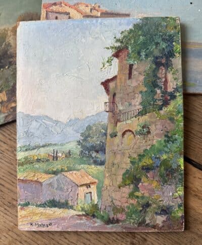 Antique-Painting-The-Stone-House