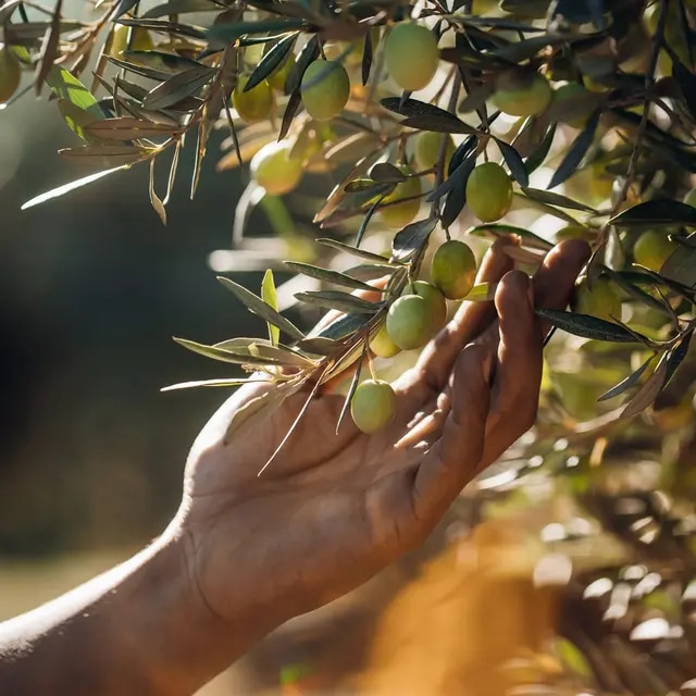 olive trees at chateau estoublon
