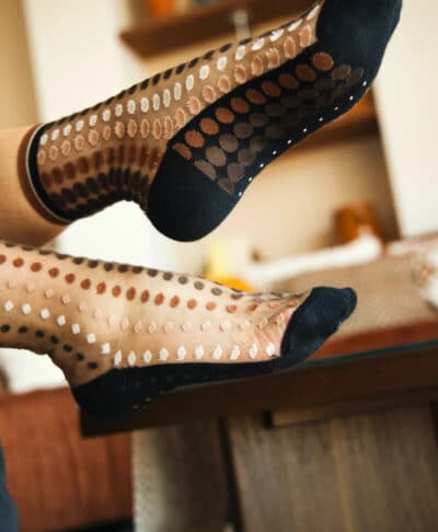 Atelier St Eustache Socks Ventrata Brune