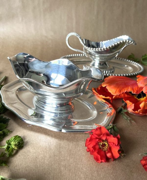 antique sauce servers