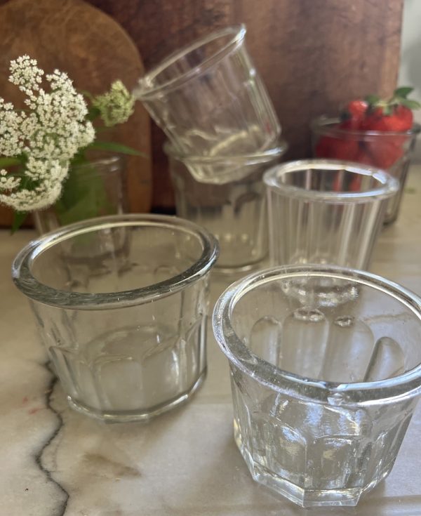Antique Glass Jam Jars 2 Antique Glass Jam Jars
