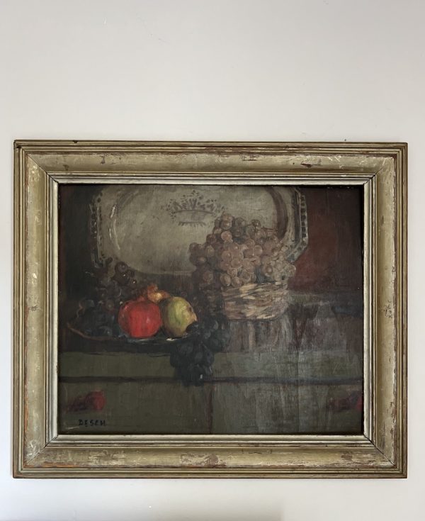 Antique Painting - Still Life with Grapes