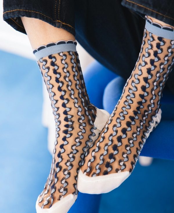 Atelier St Eustache Socks Cirkelbroen Bleu