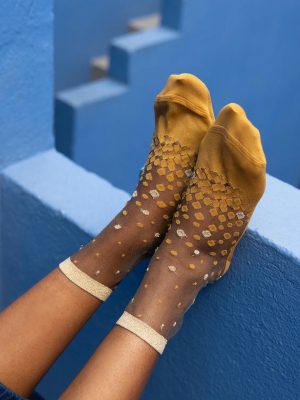 Atelier St Eustache Socks Nakameguro Ochre