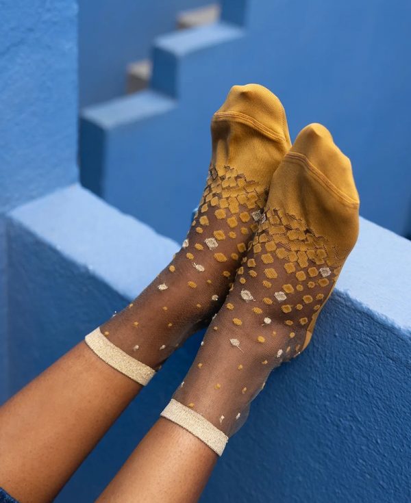 Atelier St Eustache Socks Nakameguro Ochre