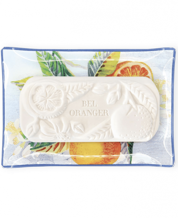 Bel Oranger Soap + Soap Dish