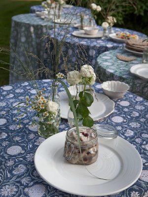 Blue Tangier Pomegranate Tablecloth