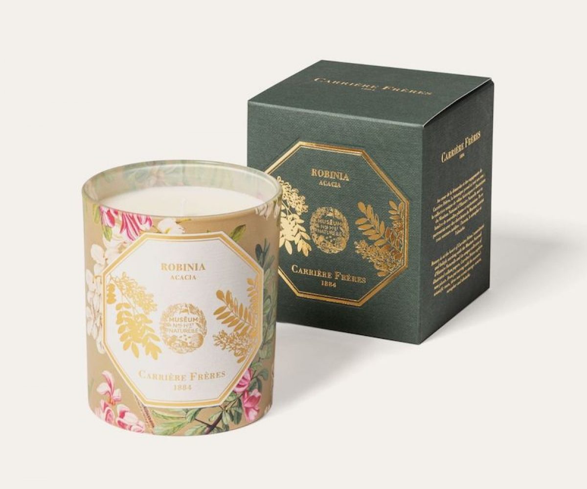 Acacia candle from the French brand Carrière Frères