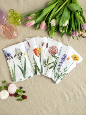 Linen Early Flower Napkins