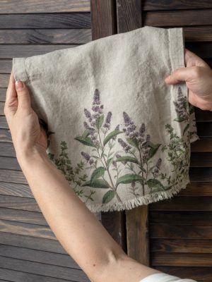 Fine Herb Linen Guest Towels